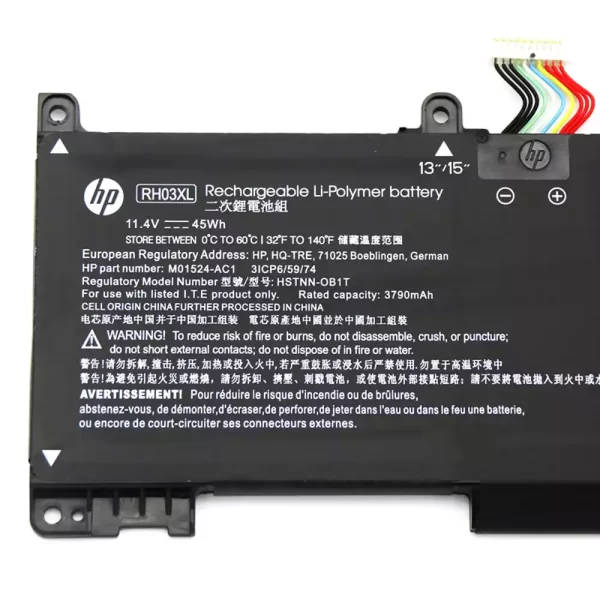 Oriģināls klēpjdatora Baterija HP RH03XL - Image 3