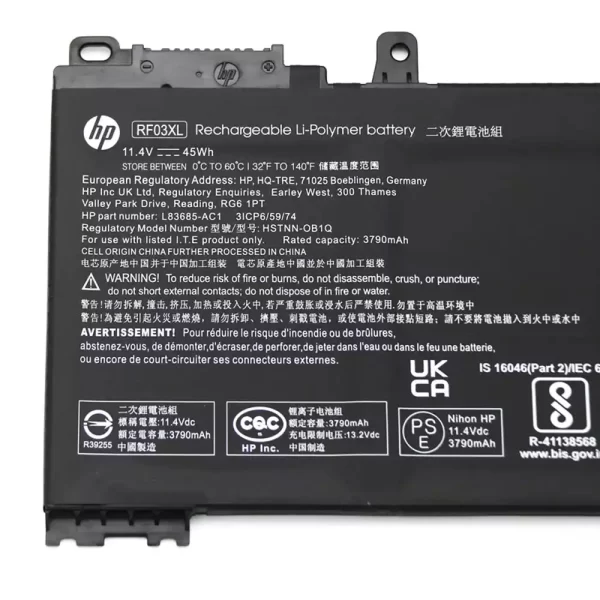 Oriģināls klēpjdatora Baterija HP RF03XL - Image 3