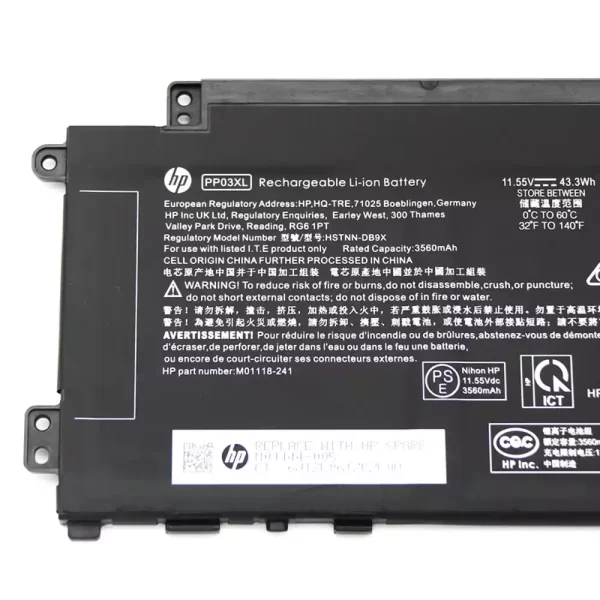 Oriģināls klēpjdatora Baterija HP PV03XL PP03XL - Image 3