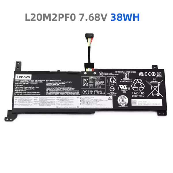 Oriģināls klēpjdatora Baterija LENOVO L20M2PF0 L20L2PF0 L20C2PF0 L20B2PF0
