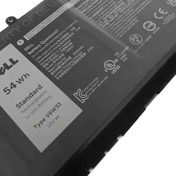 Oriģināls klēpjdatora Baterija DELL Inspiron 15 5310 5410 5415 5510 5515 5518 - Image 3