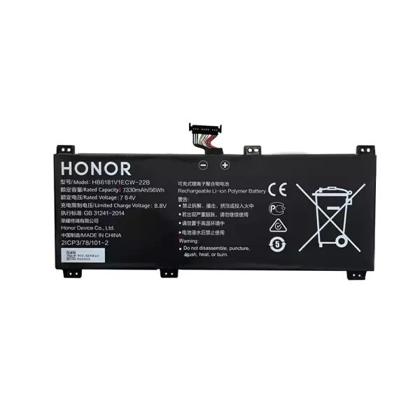 Oriģināls klēpjdatora Baterija HONOR HB6181V1ECW-22A,HB6181V1ECW-22B