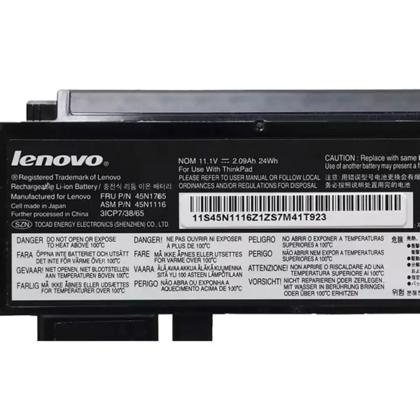 Oriģināls klēpjdatora Baterija LENOVO 45N1119 45N1118 45N1765 45N1116 X230S X240S - Image 3