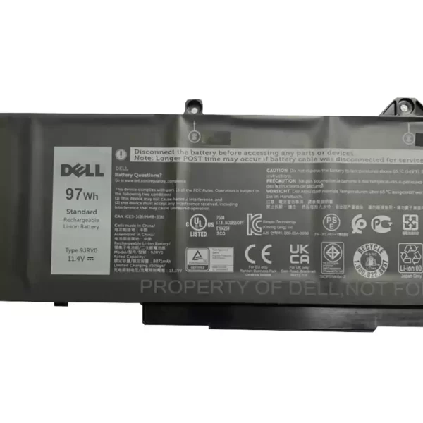 Oriģināls klēpjdatora Baterija DELL Precision 15 3561 - Image 3