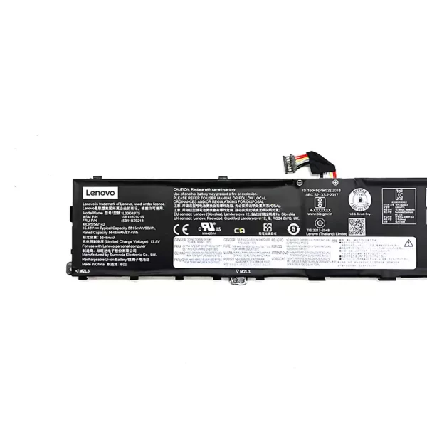 Oriģināls klēpjdatora Baterija LENOVO ThinkPad P1 G4 SB11B79215 SB11B79216 5B11B79217 5B11B79218 - Image 3