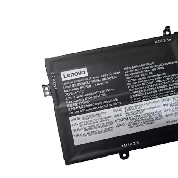 Oriģināls klēpjdatora Baterija LENOVO L19M4PF7 L19D4PF5 - Image 3