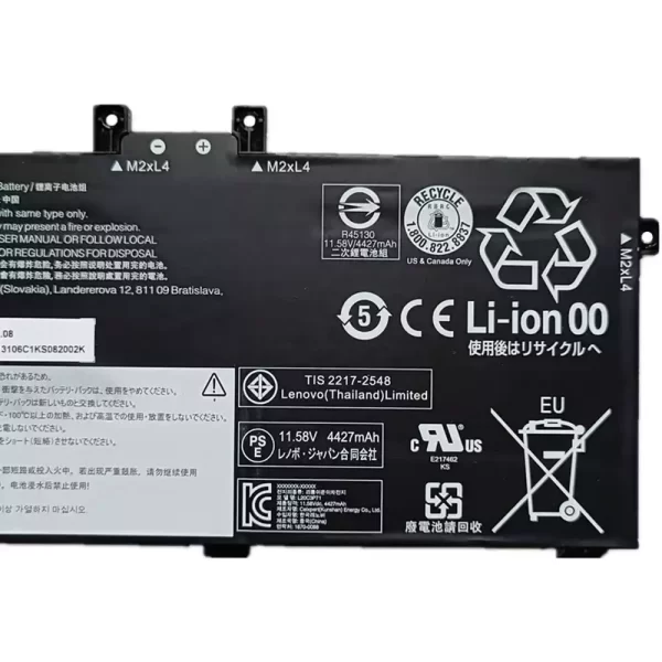 Oriģināls klēpjdatora Baterija LENOVO L20M3P71 L20L3P71 L20C3P71 L20D3P71 - Image 4