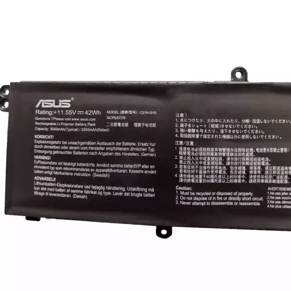 Oriģināls klēpjdatora Baterija ASUS C31N1915 - Image 2