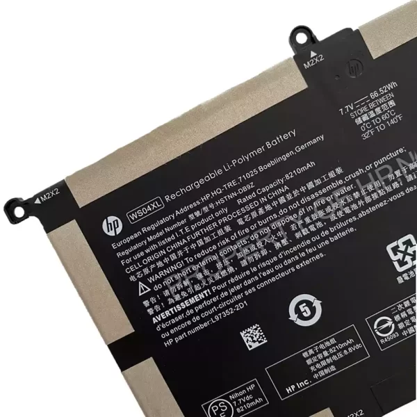 Oriģināls klēpjdatora Baterija HP WS04XL - Image 3
