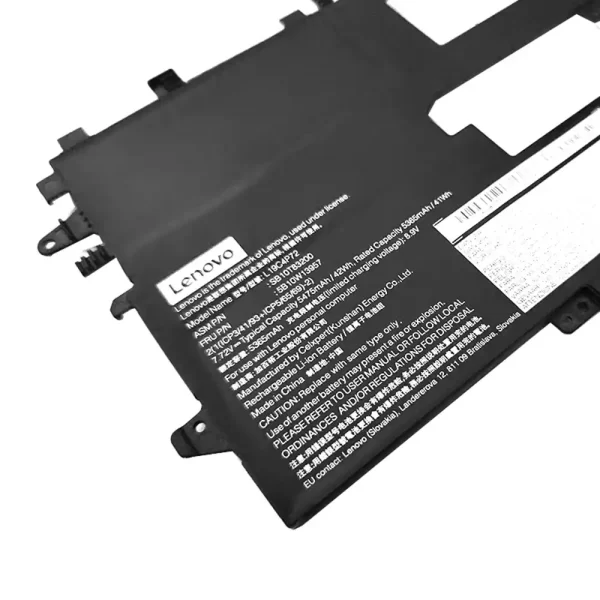 Oriģināls klēpjdatora Baterija LENOVO L19C4P72 SB10T83200 5B10W13957,Thinkpad X1 Titanium - Image 3