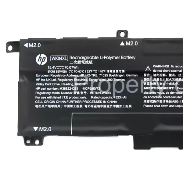 Oriģināls klēpjdatora Baterija HP TPN-Q265 HSTNN-OB2C M39179-005 M38822-CE1 M38822-AC1 - Image 3