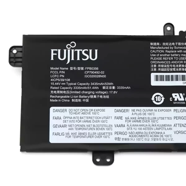 Oriģināls klēpjdatora Baterija Fujitsu FPB0356 GC020028N00 CP790492-02 - Image 3