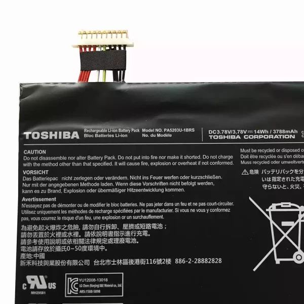 Planšetdators baterija TOSHIBA PA5203U-1BRS - Image 3