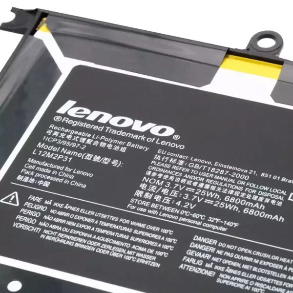 Planšetdators baterija LENOVO L12M2P31 - Image 3