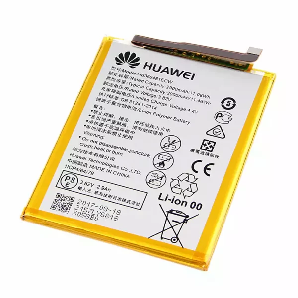 Oriģināls baterija HB366481ECW priekš Huawei P9,P10 lite,G9,G9 lite,Honor 8,Honor 5c,nova 3e - Image 3