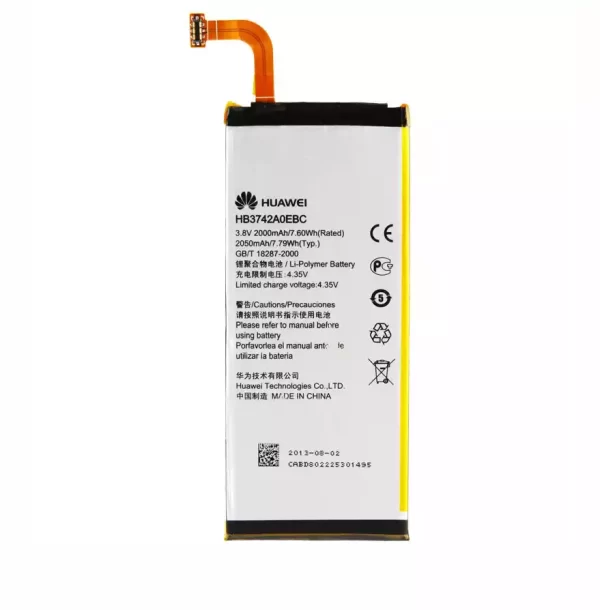 Oriģināls baterija HB3742A0EBC priekš Huawei P6,G6,G620,C8817E