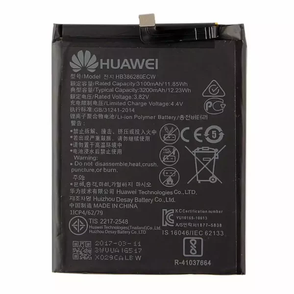 Oriģināls baterija HB386280ECW priekš Huawei P10,Honor 9
