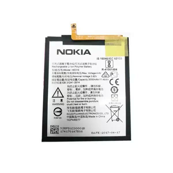 Oriģināls baterija HE316 priekš Nokia 6