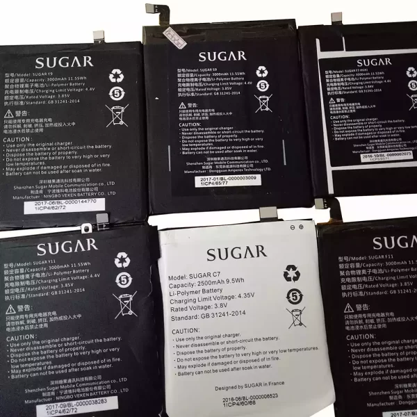 Oriģināls baterija priekš SUGAR Y11