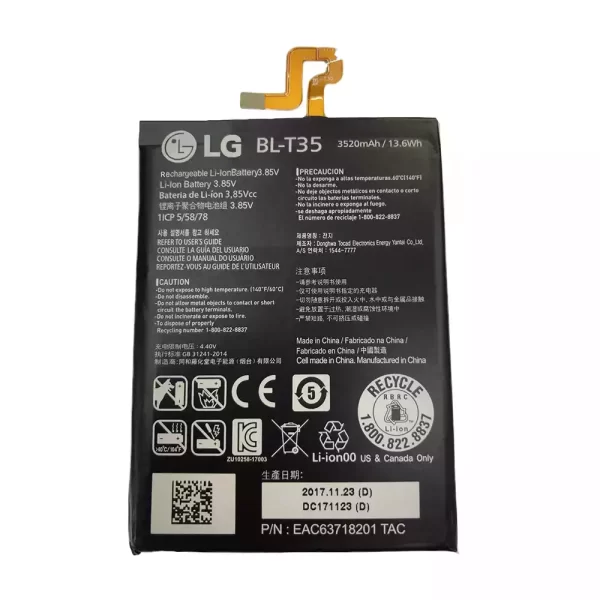 Oriģināls baterija BL-T35 priekš Google Pixel 2 XL