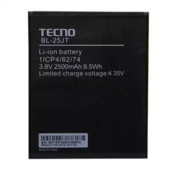 Oriģināls baterija priekš TECNO BL-25JT