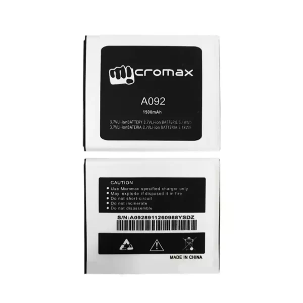 Oriģināls baterija priekš Micromax A092