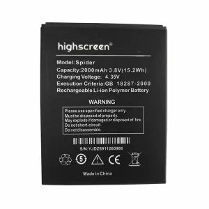 Oriģināls baterija priekš Highscreen Spider