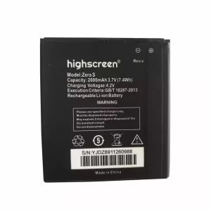 Oriģināls baterija priekš Highscreen Zera S (Rev.s)