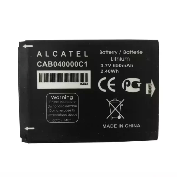 Oriģināls baterija CAB04000C1 priekš Alcatel OT203