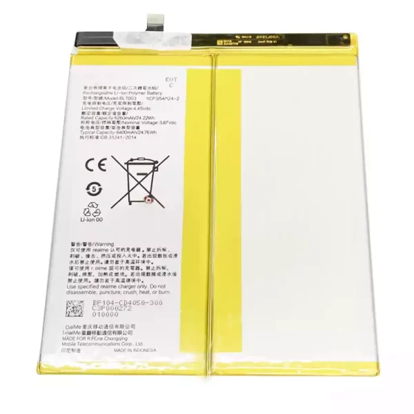 Planšetdators baterija Realme pad mini BLT003
