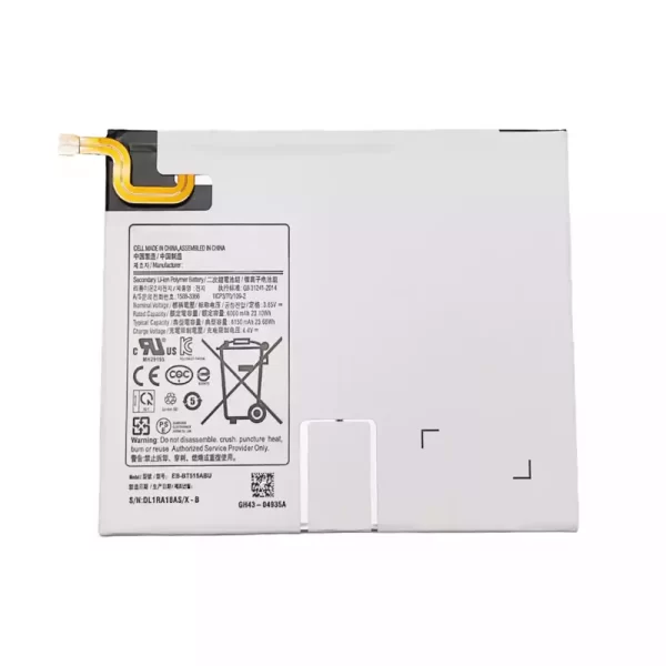 Planšetdators baterija Samsung EB-BT515ABU,Galaxy Tab A T510,SM-T510,SM-T515