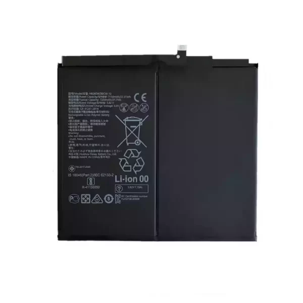 Planšetdators baterija HUAWEI HB26D8C8ECW-12,Matepad 11 DBY-W09-AL00