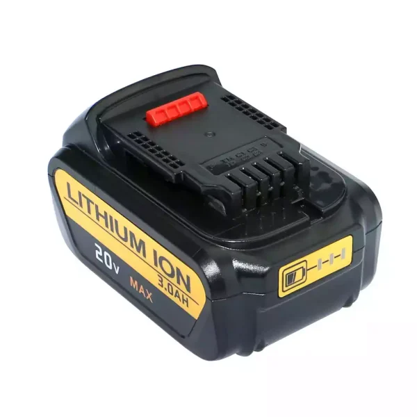 20V 3.0Ah Nomaināma baterija priekš DEWALT DCS380N,DCS380L1,DCS381,DCS391B,DCS391L1,DCS393,DCS391L2,DCS391L1,DCS391N,DCS391B,DCS381,DCS380L2,DCH214L2,DCK250P2
