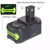 18V 3.0Ah Nomaināma baterija priekš Ryobi P200,P201,P203,P204,P206,P2060,P208B,P210,P211,P220,P221,P230 P234G,P236,P240,P241,P246,P271 - Image 2