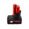 12V 6.0Ah Nomaināma baterija priekš Milwaukee M12 - Image 2