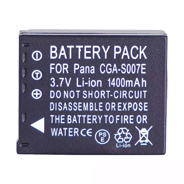 kameras akumulatora baterija PANASONIC CGA-S007 CGA-S007E DMW-BCD10