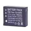 kameras akumulatora baterija PANASONIC CGA-S007 CGA-S007E DMW-BCD10 - Image 3