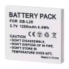 kameras akumulatora baterija SANYO VPC-E1,VPC-E2,VPC-E6,VPC-E7,VPC-S7 - Image 2
