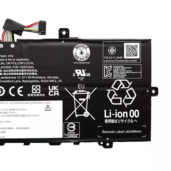 Oriģināls klēpjdatora Baterija LENOVO L21B4PD0 L21C4PD0 L21M4PD0 - Image 4