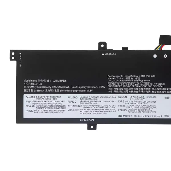 Oriģināls klēpjdatora Baterija LENOVO L12M4PD6 - Image 3