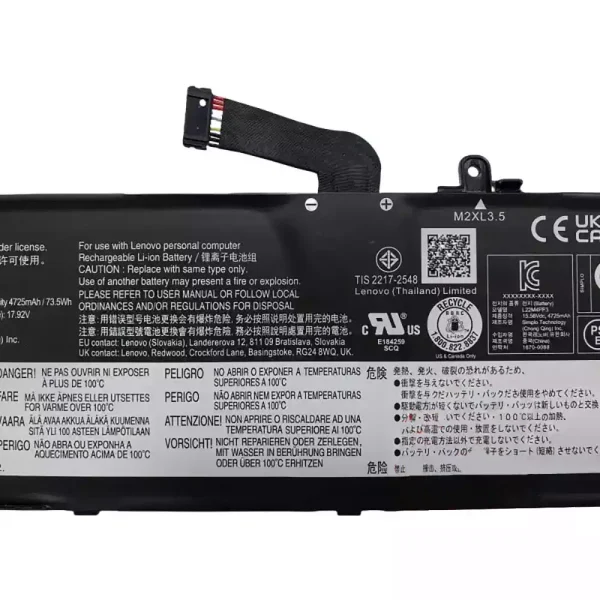 Oriģināls klēpjdatora Baterija LENOVO L22M4PF3 L22X4PF3 L22B4PF3 - Image 3