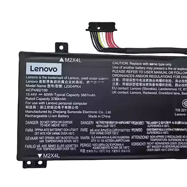Oriģināls klēpjdatora Baterija LENOVO L23C4PK4 L23M4PK4 L23D4PK4 - Image 3