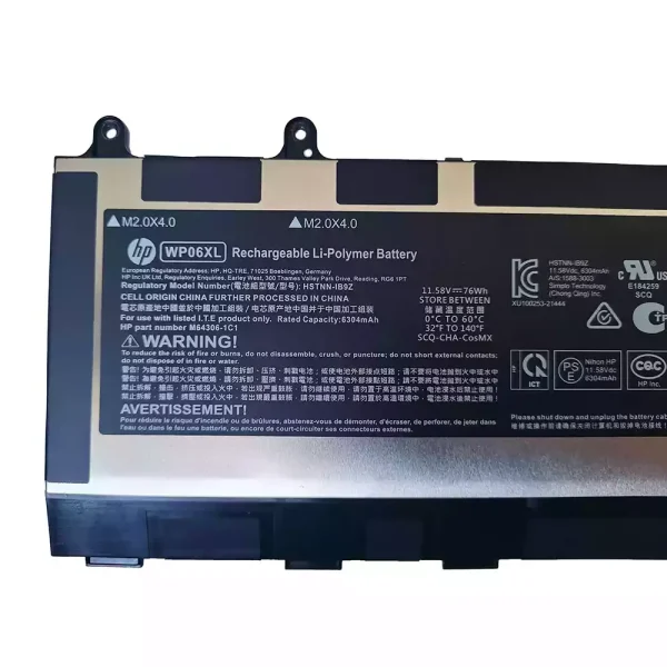 Oriģināls klēpjdatora Baterija HP WP06XL - Image 3