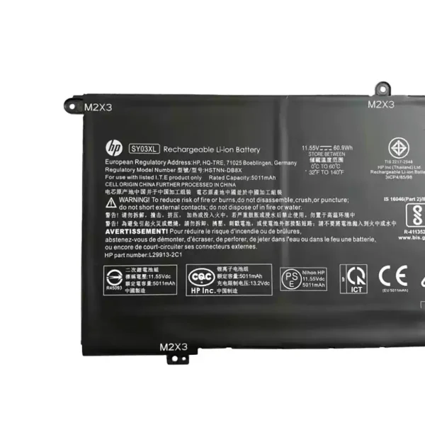 Oriģināls klēpjdatora Baterija HP SY03XL - Image 3