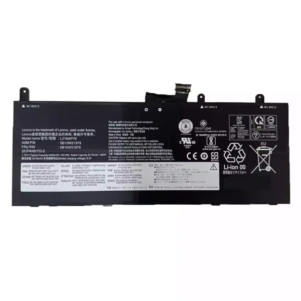 Oriģināls klēpjdatora Baterija LENOVO L21M4P76 L21D4P76