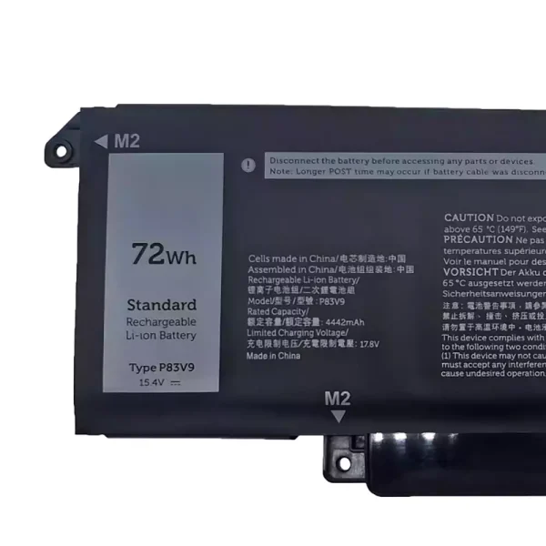 Oriģināls klēpjdatora Baterija DELL P83V9 - Image 3