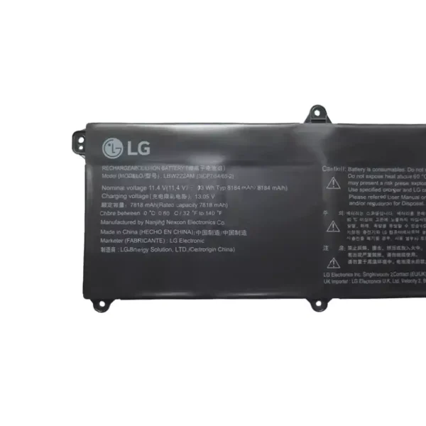 Oriģināls klēpjdatora Baterija LG LBW222AM - Image 3