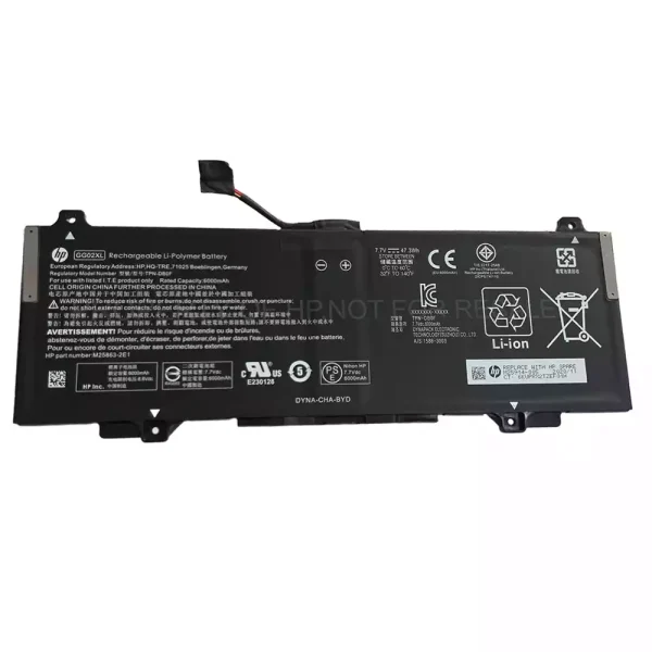 Oriģināls klēpjdatora Baterija HP GG02XL