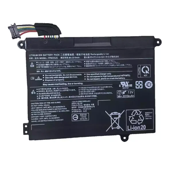 Oriģināls klēpjdatora Baterija Fujitsu FPB0352S FPCBP578