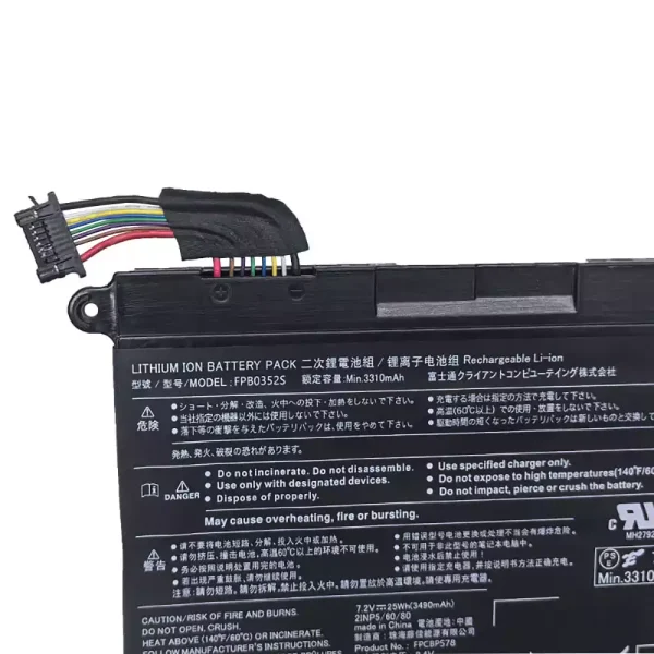 Oriģināls klēpjdatora Baterija Fujitsu FPB0352S FPCBP578 - Image 3